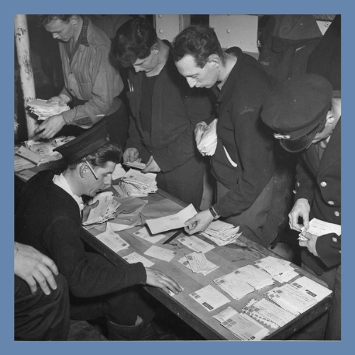 Searching for censored content in the letters of Canadian soldiers who landed at Normandy