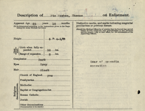 un document d'enrôlement
